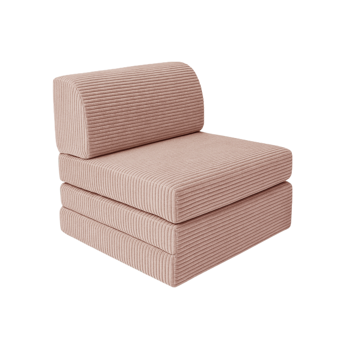 Sandwich Sofa - Modułowa Sofa dla dzieci || Różowy Sztruks