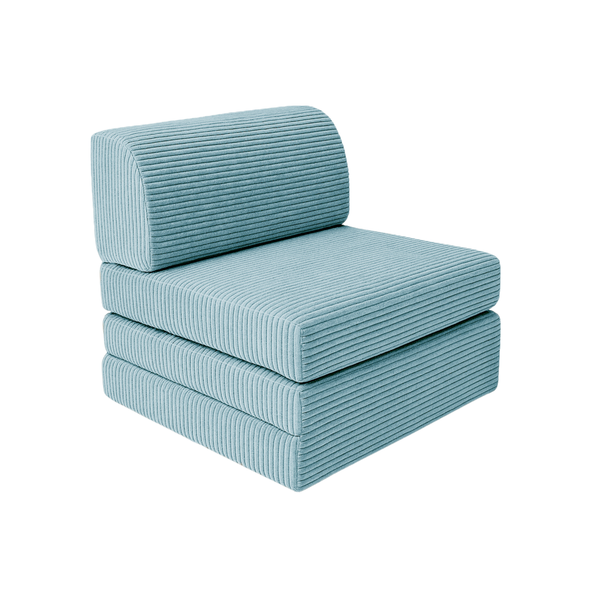 Sandwich Sofa - Modułowa Sofa dla dzieci || Niebieski Sztruks