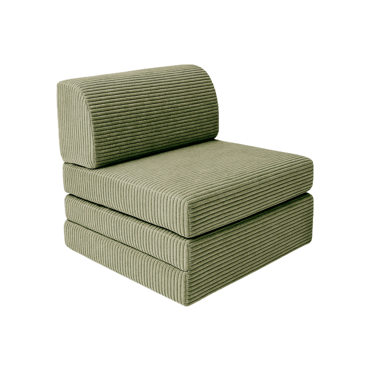 Sandwich Sofa - Modułowa Sofa dla dzieci || Khaki Sztruks