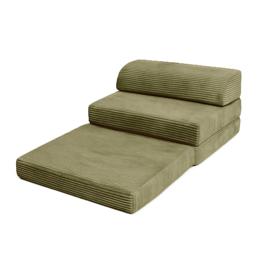 Sandwich Sofa - Modułowa Sofa dla dzieci || Khaki Sztruks