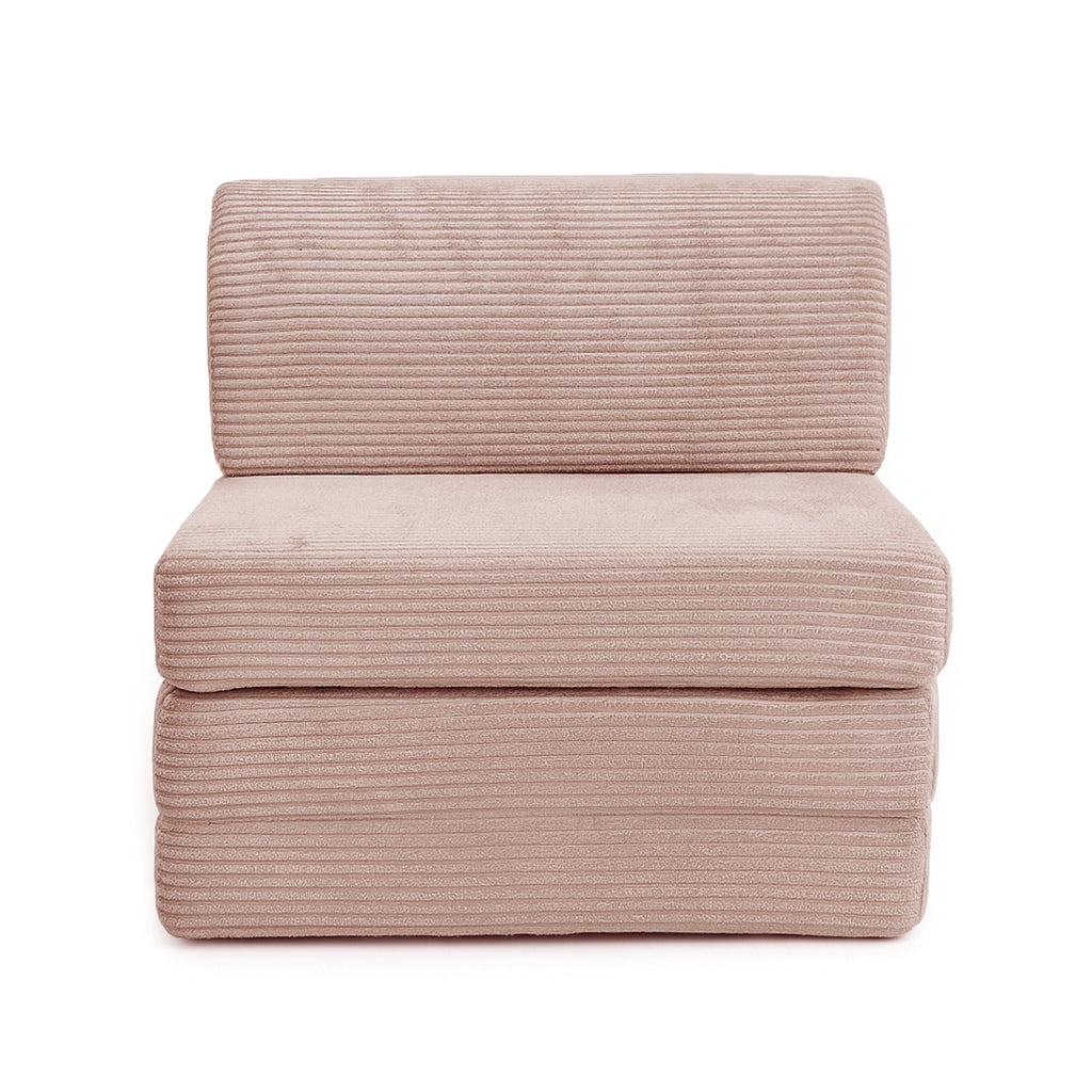Sandwich Sofa - Modułowa Sofa dla dzieci || Różowy Sztruks
