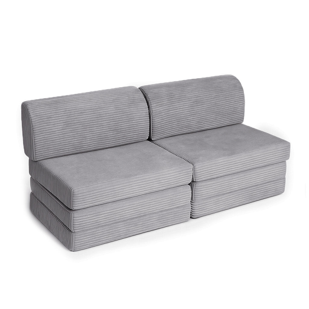 Sandwich Sofa - Modułowa Sofa dla dzieci || Szary Sztruks