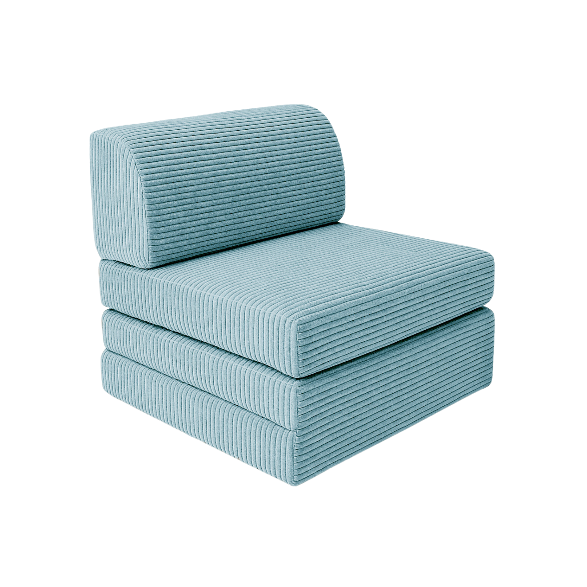 Sandwich Sofa - Modułowa Sofa dla dzieci || Niebieski Sztruks