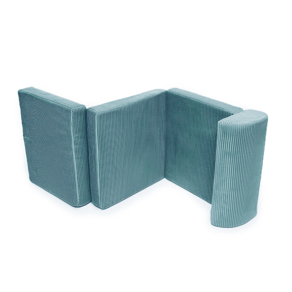 Sandwich Sofa - Modułowa Sofa dla dzieci || Niebieski Sztruks