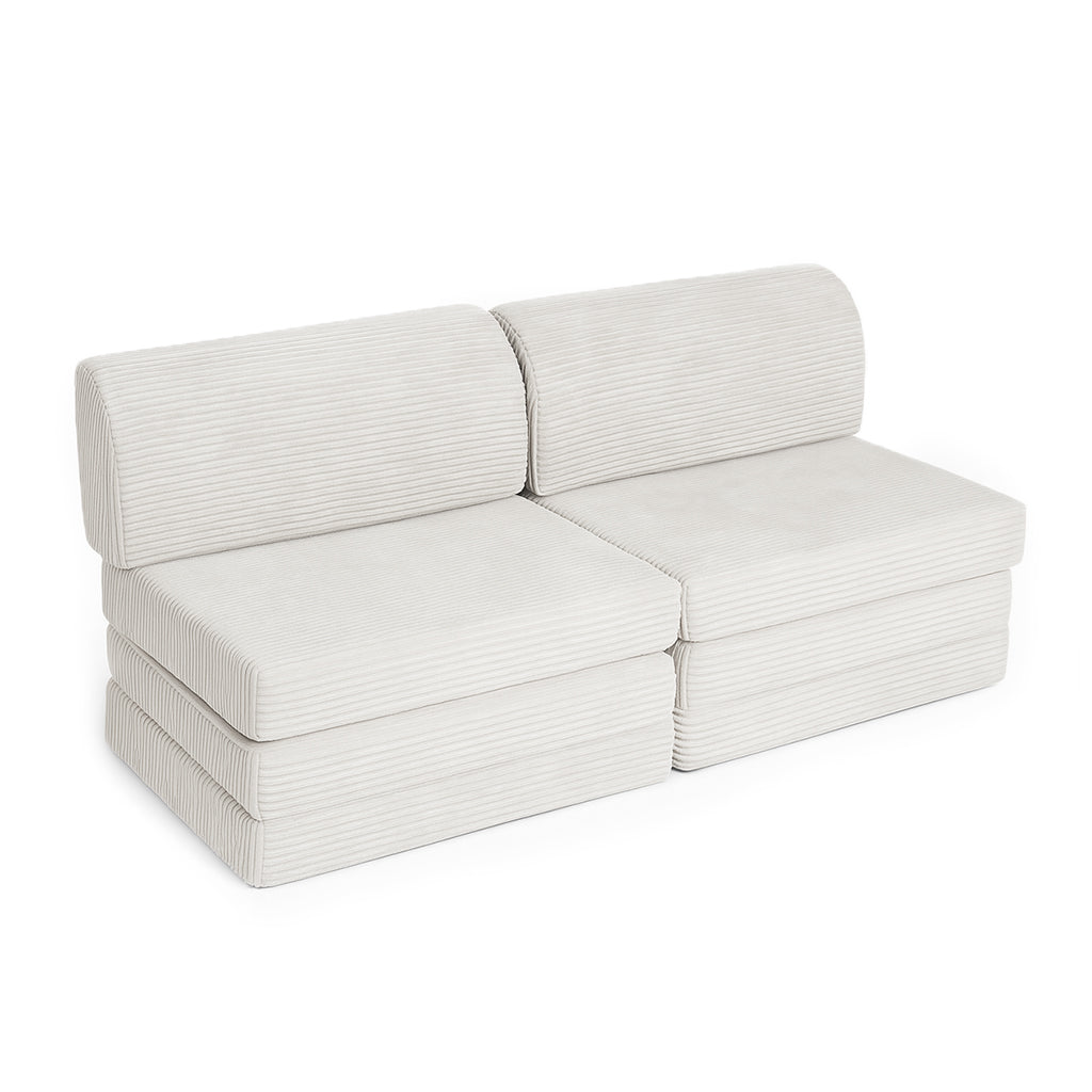 Sandwich Sofa - Modułowa Sofa dla dzieci || Beżowy Sztruks