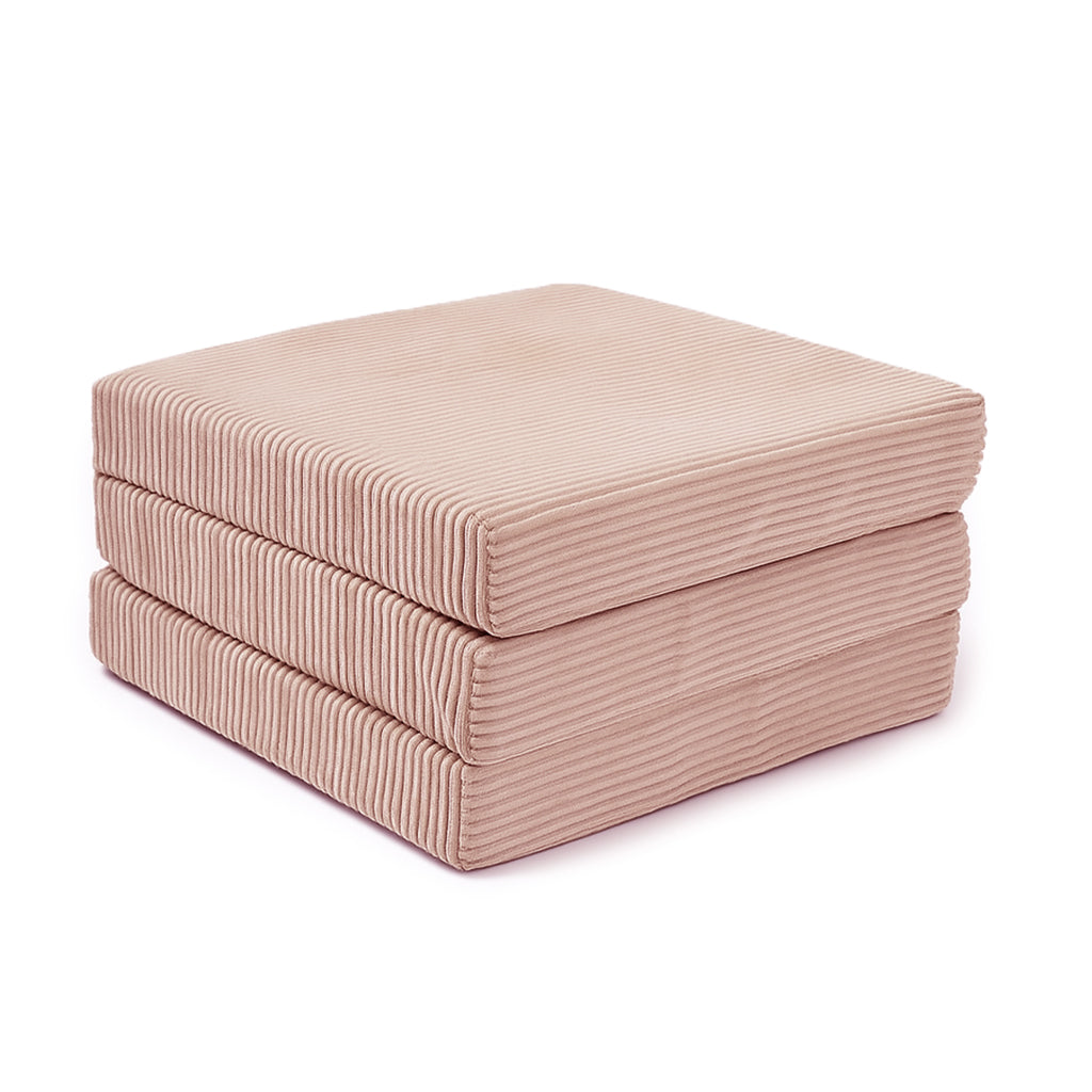 Sandwich Sofa - Modułowa Sofa dla dzieci || Różowy Sztruks
